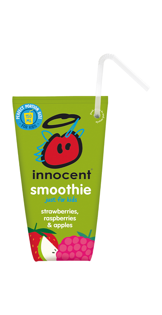 innocent kids drinks - fruit and veg smoothies (and no added sugar), 1 of  your 5-a-day